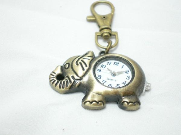 Fil kolye anahtarlık saat