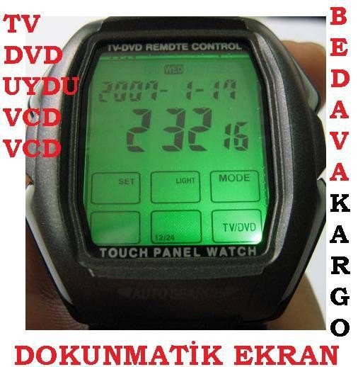 TV DVD VCD UYDU KUMANDALI DOKUNMATİK KOL SAATİ