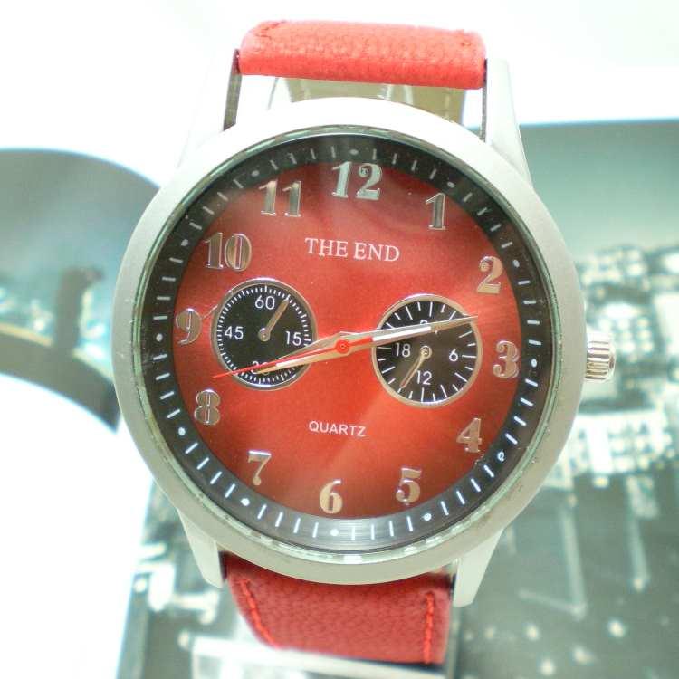 The End kırmızı erkek saati